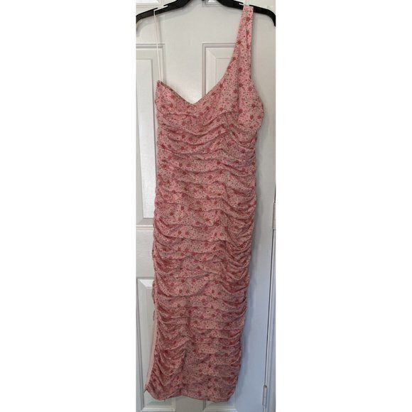 NWT Likely TASH DRESS Color: Roseshadow Mult, Pink, Floral/ One Shoulder Size 14 - Picture 3 of 16